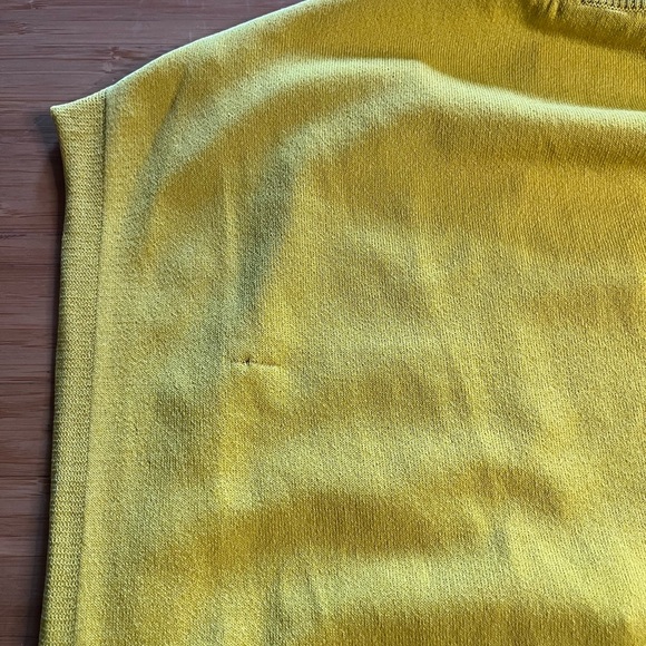 NWT Erika Cavallini- Yellow Tie Tunic Vest. Size S - Picture 8 of 9